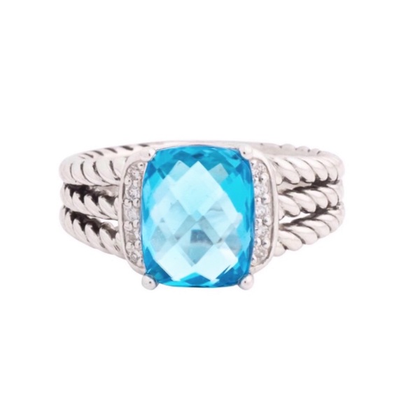 David Yurman Jewelry - DAVID YURMAN • Petite Wheaton • Blue Topaz